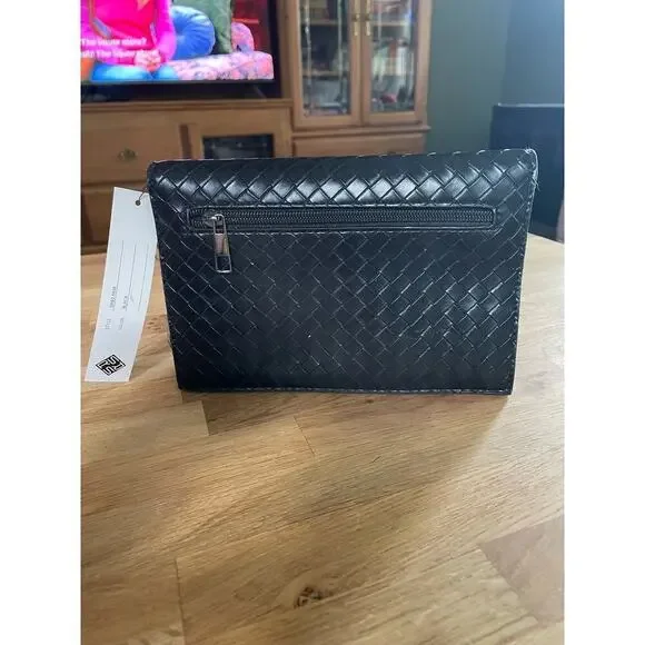 6/$25 Sondra Roberts Squared Woven XL Wallet - Picture 3 of 7